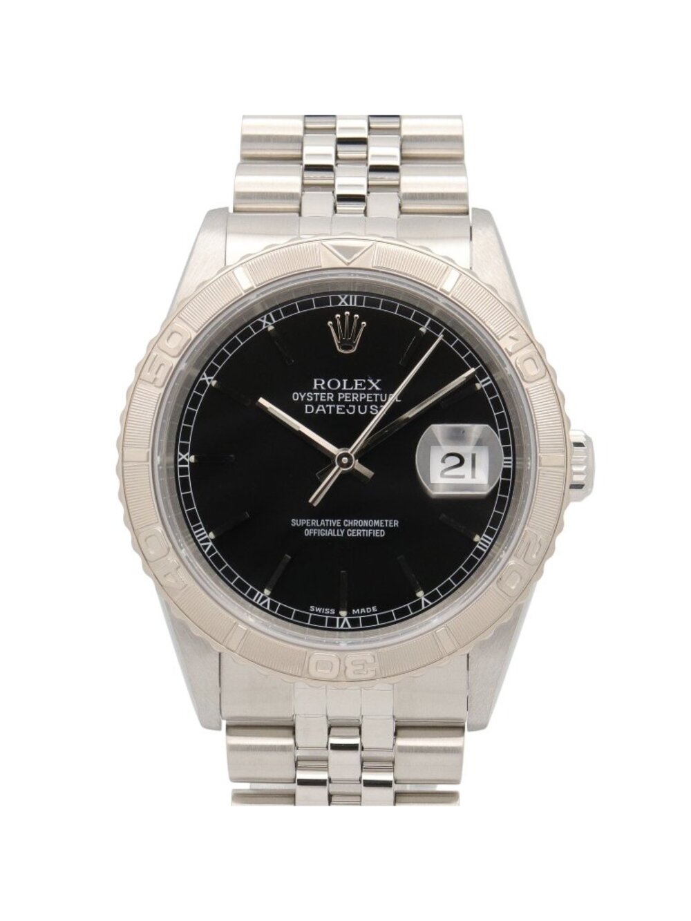 Rolex Watch Thunderbird 18k White Gold Stainless Steel